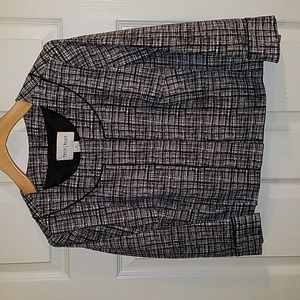 White House Black Market, black and white skirt & Jacket. Size 6